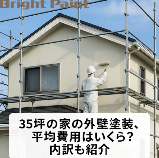 35坪の家の外壁塗装、平均費用はいくら？