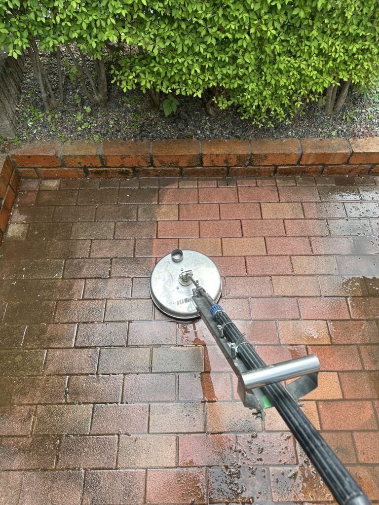 駐車場土間洗浄